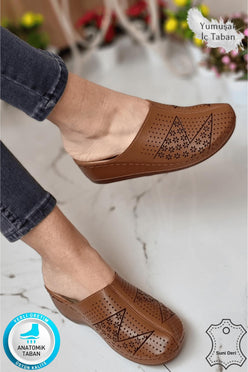 Liza Kadın Sabo Medikal Doktor Hemşire Hastane Tam Ortopedik Önü Kapalı Ev Dışarı Terlik