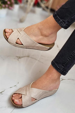 Julya Kadın Günlük Şık Konforlu Ortopedik Taban Genç Anne Misafir Dışarı Ev Terliği