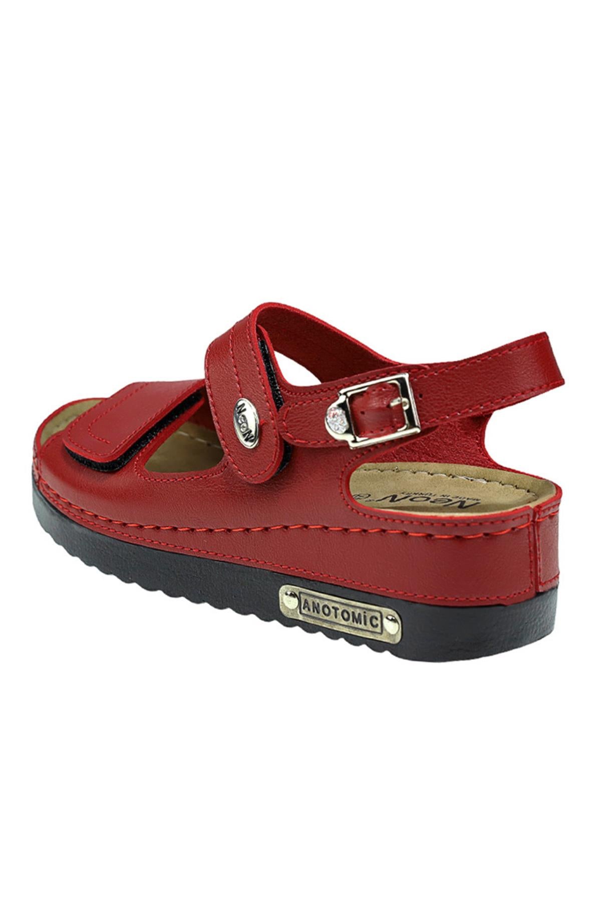 Arini Günlük Çift Cırt Cırtlı Anatomik Ortopedik Taban Kadın Outdoor Yürüyüş Sandalet