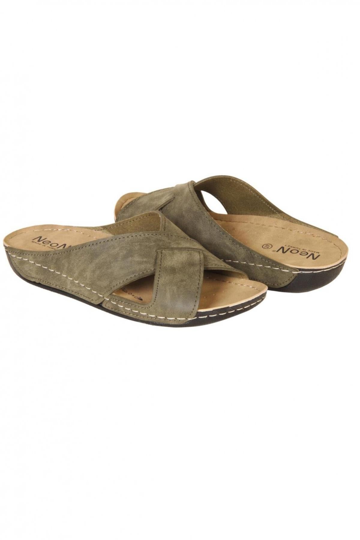 Julya Kadın Günlük Şık Konforlu Ortopedik Taban Genç Anne Misafir Dışarı Ev Terliği