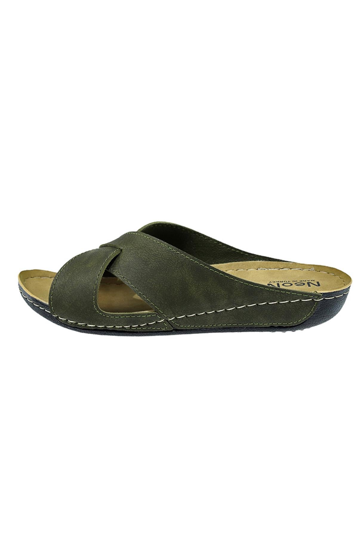 Julya Kadın Günlük Şık Konforlu Ortopedik Taban Genç Anne Misafir Dışarı Ev Terliği