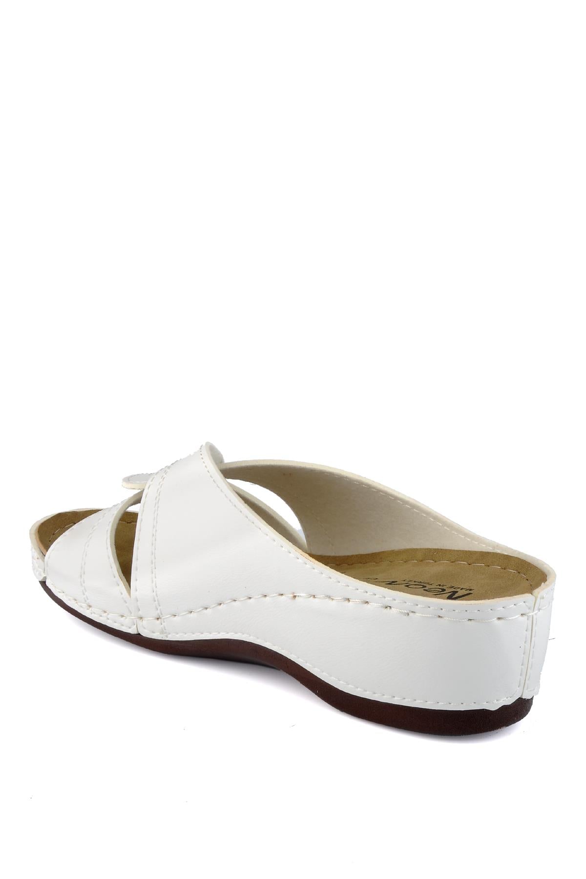 Putu Kadın Çapraz Konfor Modeli Günlük Ortopedik Terlik Anne Orta Yaş Genç Ev &amp; Dışarı Terliği