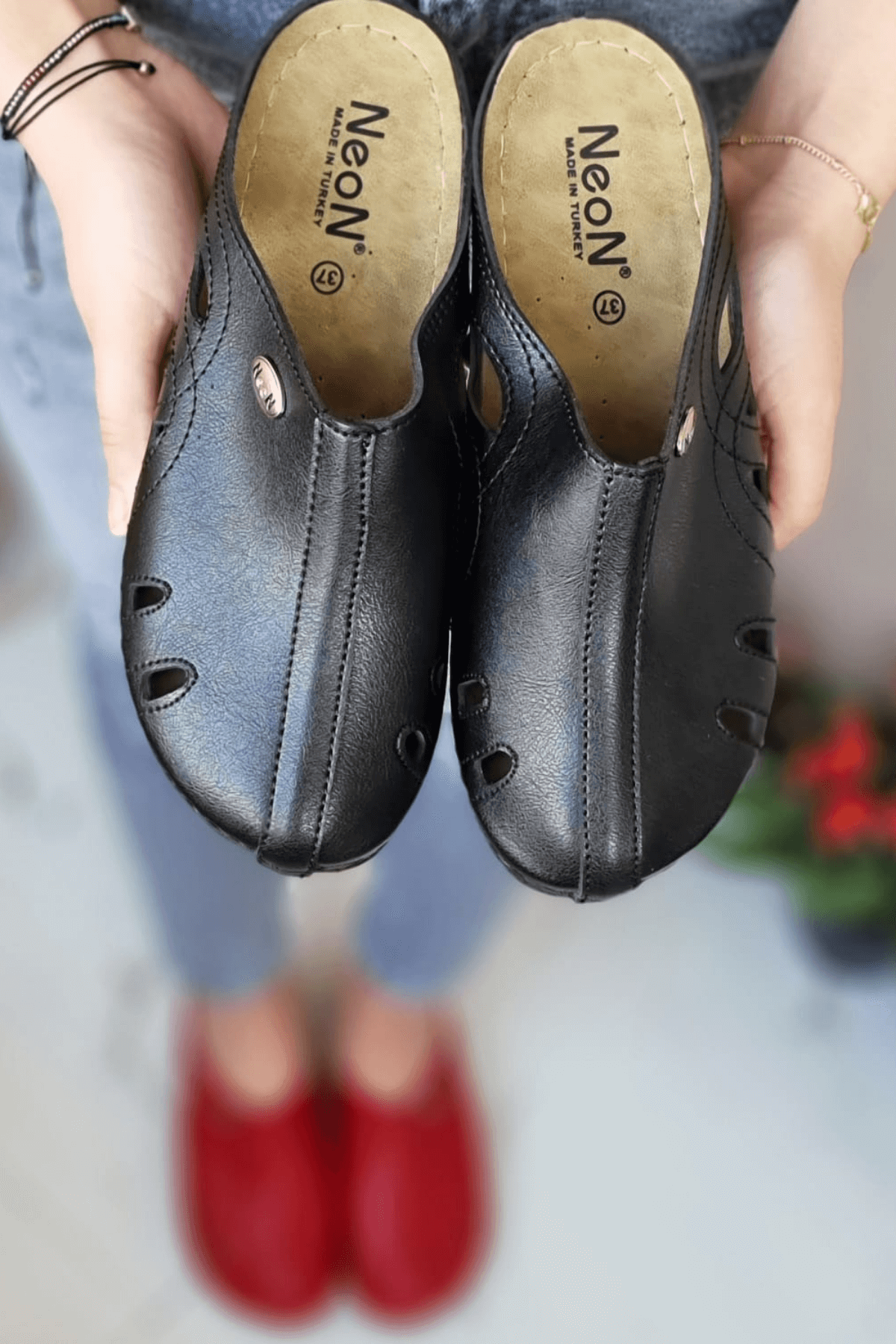 Lisa Kadın Sabo Medikal Doktor Hemşire Hastane Tam Ortopedik Önü Kapalı Ev Dışarı Terlik