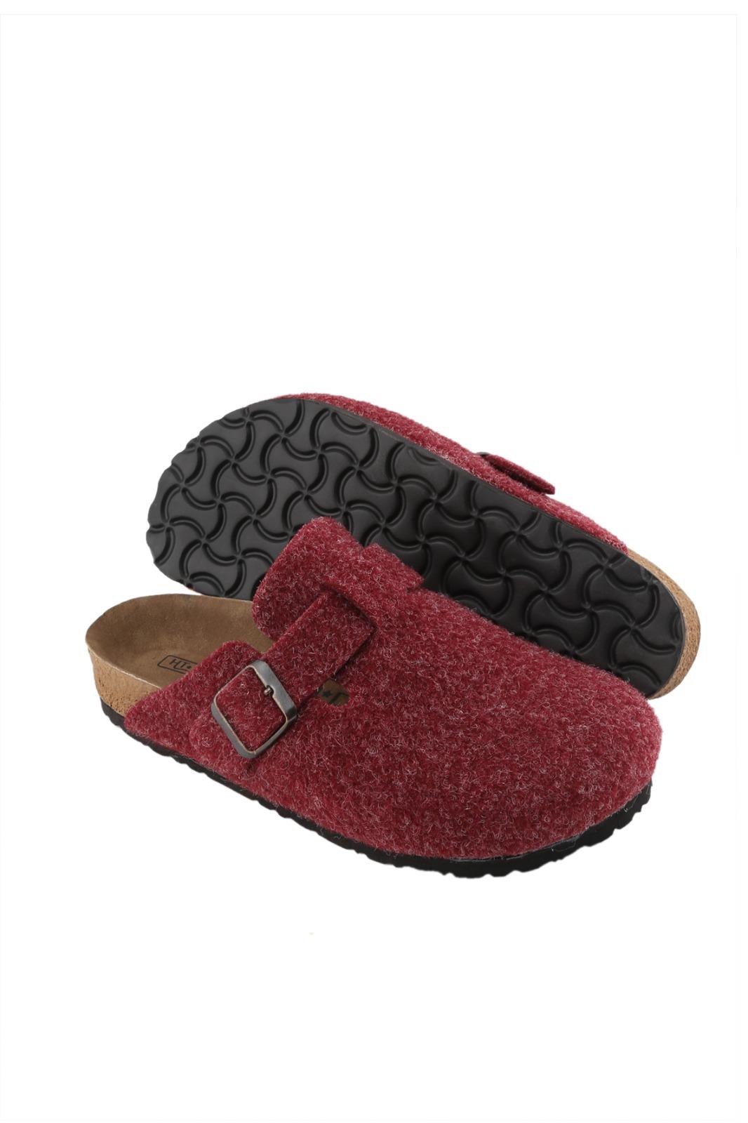 Neon Ayakkabı Unisex Kışlık Önü Kapalı Keçeli Günlük Sabo Ev Terliği