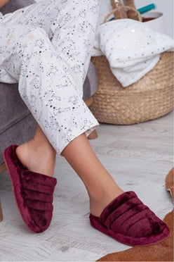 Unisex Önü Kapalı Peluş Bohça Damat Gelin Çeyiz Terlik Sessiz Eva Taban Misafir Ev Terliği