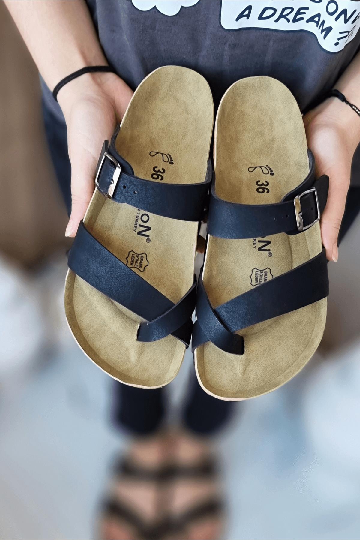 Unisex Ortopedik Taban Şık Konforlu Mayari Parmak Arası Günlük Tatil Yazlık Plaj Dışarı Ev Terliği