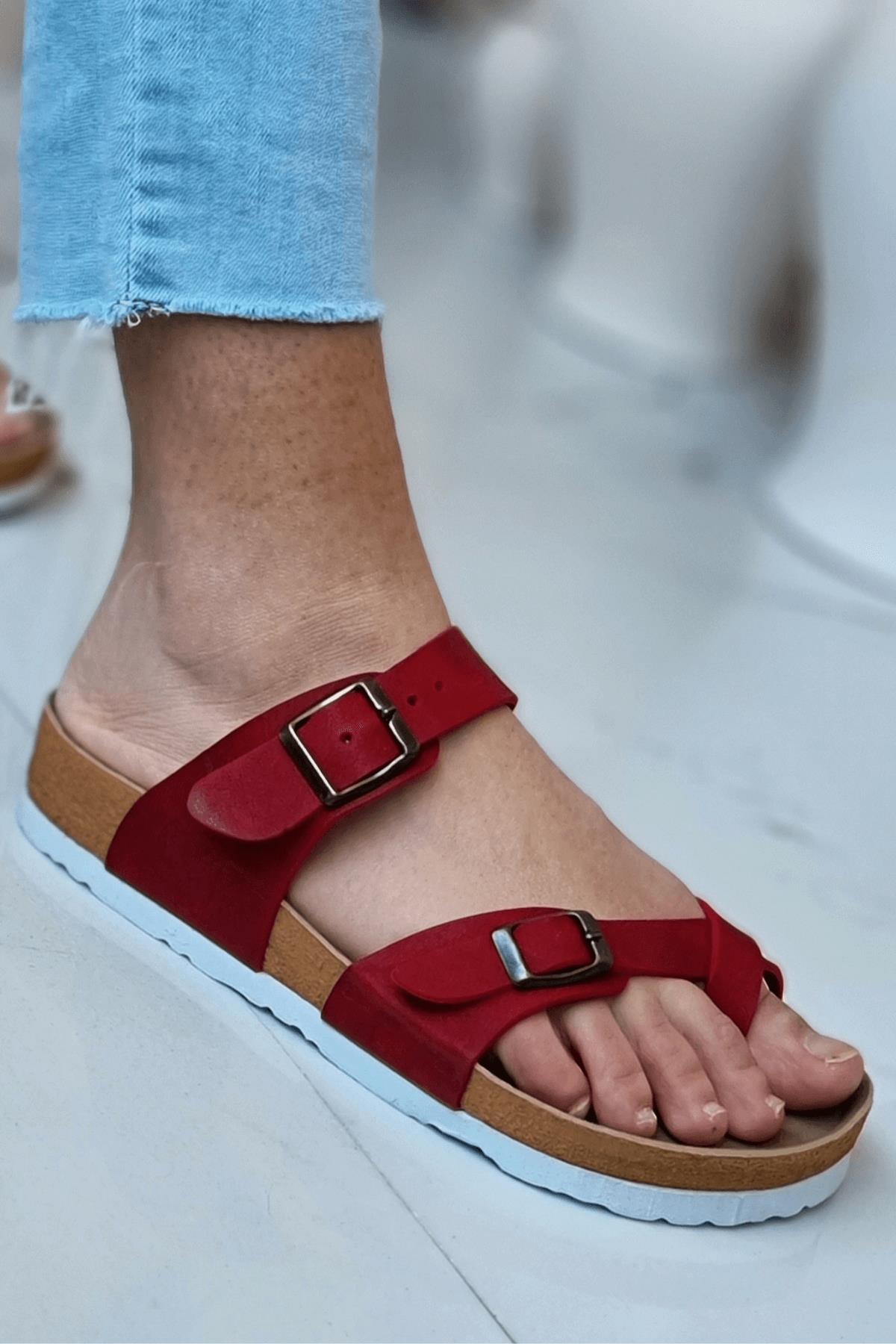 Unisex Şık Konforlu Taban Mayari Parmak Arası Günlük Sahil Plaj Dışarı Ev Terliği