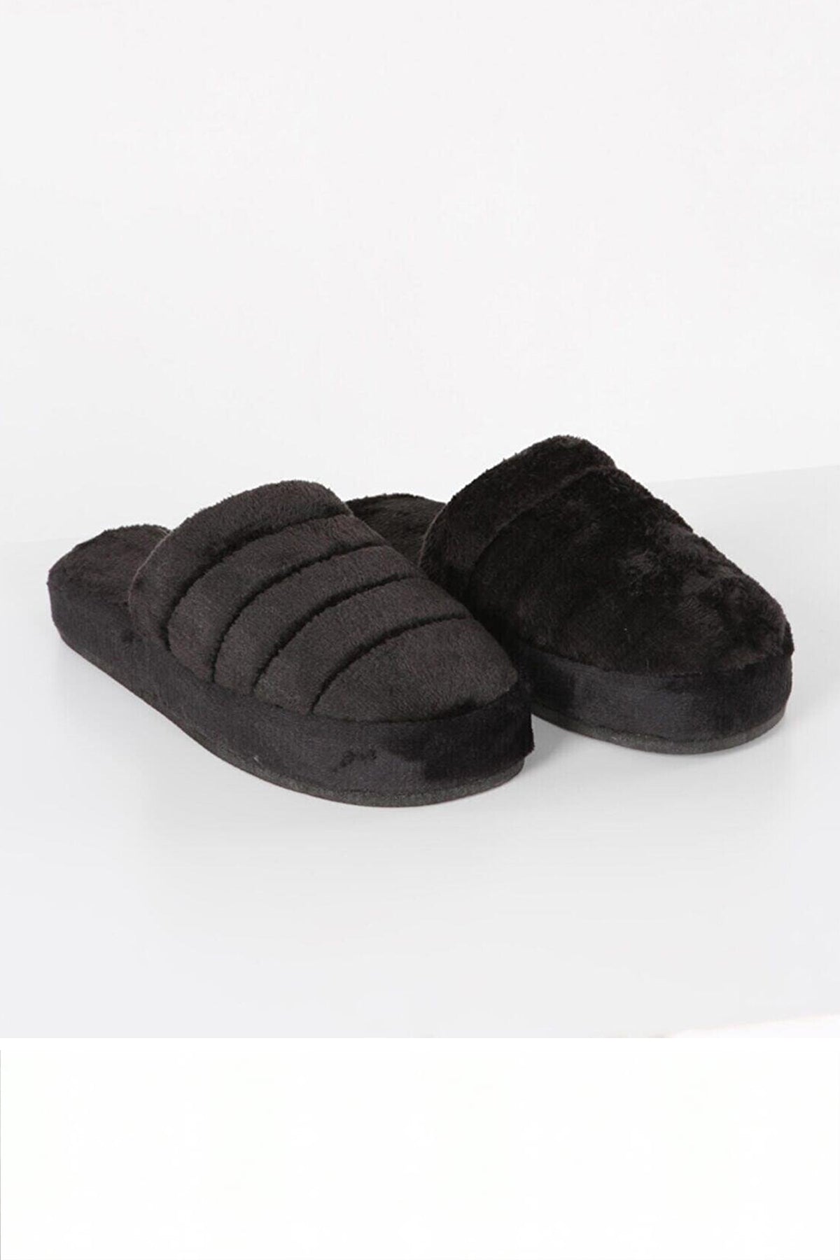 Unisex Önü Kapalı Peluş Bohça Damat Gelin Çeyiz Terlik Sessiz Eva Taban Misafir Ev Terliği